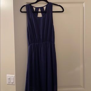 Navy maxi dress